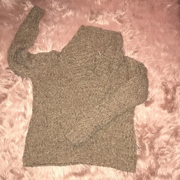 Cozy Taupe Women's Sweater - Picture 2 of 3